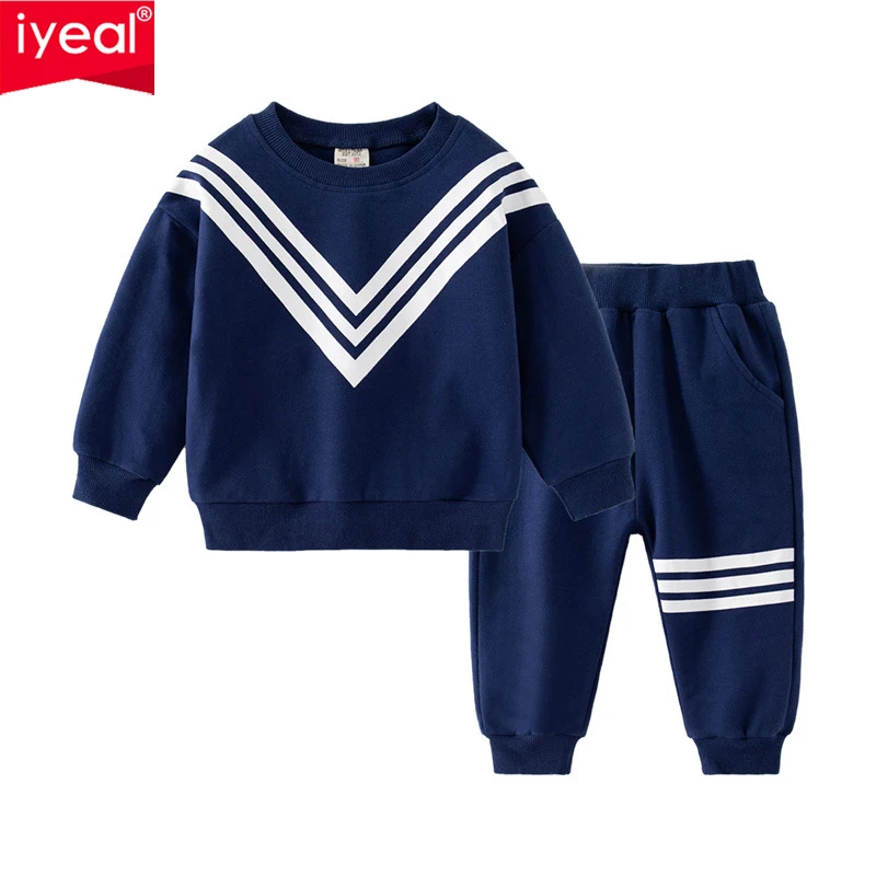 IYEAL Autumn 2023 New Boys' V-shaped Pattern Long Sleeve Set Casual Navy blue Grey Round Neck Sweatshirt Two Piece Set
IYEAL Autumn 2023 New Boys' V-shaped Pattern Long Sleeve Set Casual Navy blue Grey Round Neck Sweatshirt Two Piece Set