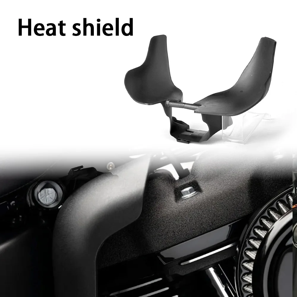 

Motorcycle Heat Shield Mid-Frame Air Deflector Trim Cover For Harley Softail Breakout Street Bob Fat Bob Low Rider FXBR 2018-24