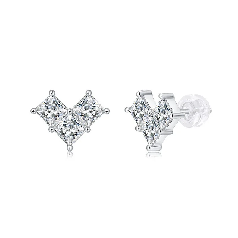 BC-GZFED Lefei Fashion Classic Moissanite Exquisite Desgin Princess Square Heart Earring For Women Silver 925 Party Jewelry Gift
BC-GZFED Lefei Fashion Classic Moissanite Exquisite Desgin Princess Square Heart Earring For Women Silver 925 Party Jewelry Gift