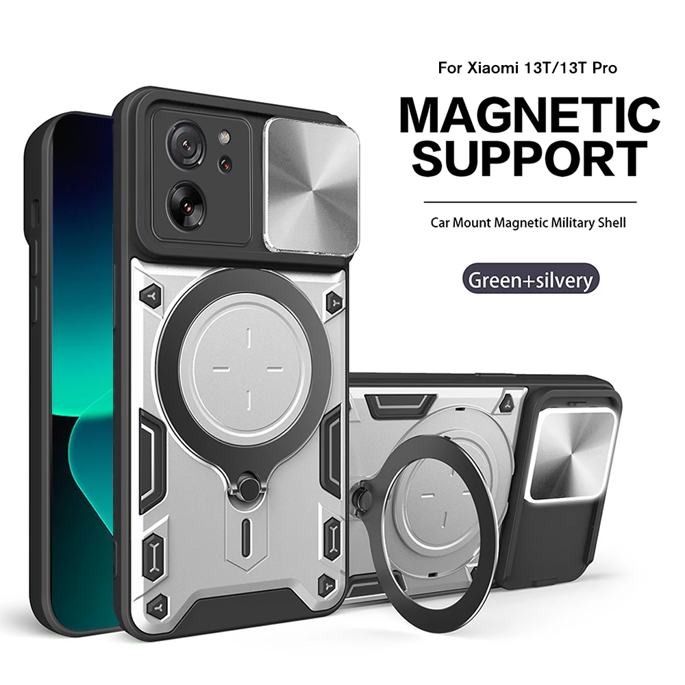 Magsafe Luxury Silicone Case For Xiaomi 13T Pro Magnetic Wireless Charging Cover Mi 13 13T 12T Poco F5 X5 Pro Case Ring Holder
Magsafe Luxury Silicone Case For Xiaomi 13T Pro Magnetic Wireless Charging Cover Mi 13 13T 12T Poco F5 X5 Pro Case Ring Holder