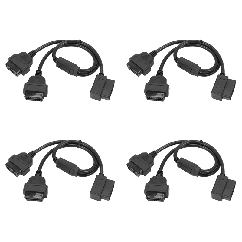 4Pcs 50Cm Y Style OBD 2 OBDII Adapter Splitter Cable Male To Dual Female OBD2 Diagnostic-Tool Car Connector Cable
4Pcs 50Cm Y Style OBD 2 OBDII Adapter Splitter Cable Male To Dual Female OBD2 Diagnostic-Tool Car Connector Cable