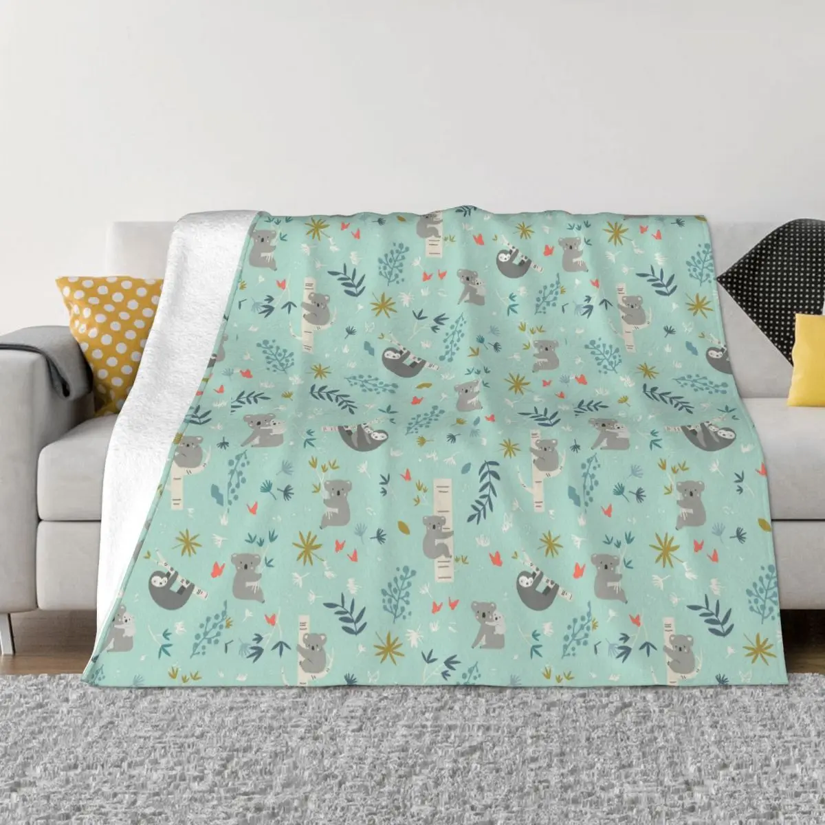 Sloth And Koala Blanket Sofa Cover Flannel Printed Animal Portable Super Soft Throw Blankets for Bed Bedroom Plush Thin Quilt
Sloth And Koala Blanket Sofa Cover Flannel Printed Animal Portable Super Soft Throw Blankets for Bed Bedroom Plush Thin Quilt