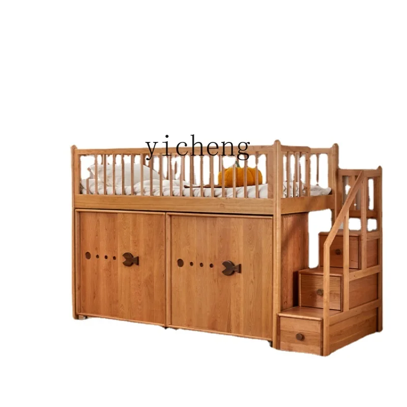 Zf Solid Wood Children's Bed with Half-Height Bed Boys and Girls with Wardrobe Integrated Bed Children's Room
Zf Solid Wood Children's Bed with Half-Height Bed Boys and Girls with Wardrobe Integrated Bed Children's Room