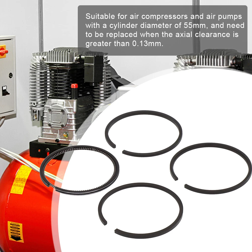 Piston Ring Air Compressor 3pcs 55 Piston 58mm / 2.3in Convenient Cylinder For 55mm Pneumatic Drive Air Compressors
Piston Ring Air Compressor 3pcs 55 Piston 58mm / 2.3in Convenient Cylinder For 55mm Pneumatic Drive Air Compressors