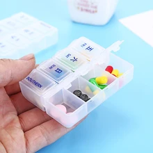 Weekly Pill Case for Tablets Pills Box Container for Medicines Travel Boxes Organizer Dispenser 7 Days Pills Storage Portable
Weekly Pill Case for Tablets Pills Box Container for Medicines Travel Boxes Organizer Dispenser 7 Days Pills Storage Portable