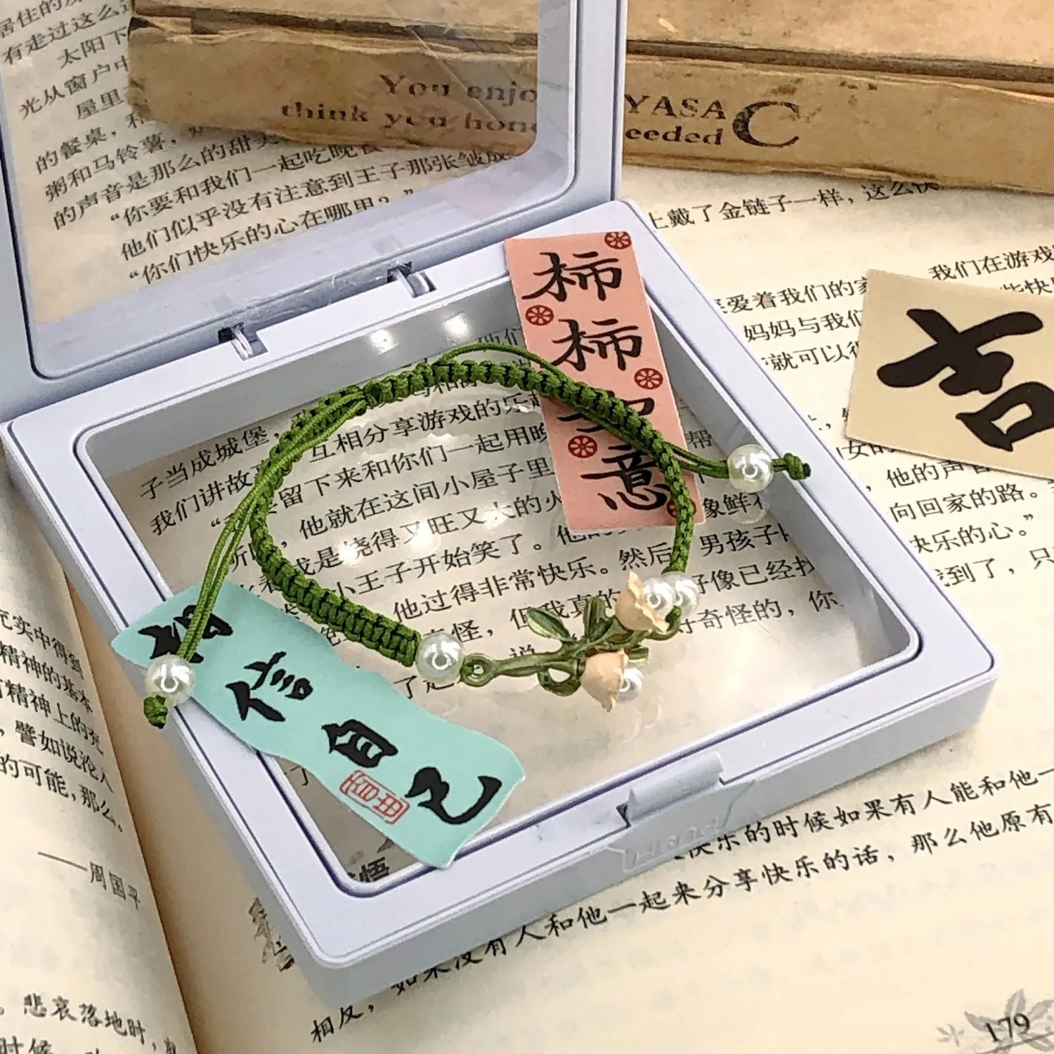 Suzuki Orchid Pearl Woven Rope Bracelet for Women Small and High-value Students Xiaoxiang Style Mori Super Fairy Pull Hand Rope
Suzuki Orchid Pearl Woven Rope Bracelet for Women Small and High-value Students Xiaoxiang Style Mori Super Fairy Pull Hand Rope