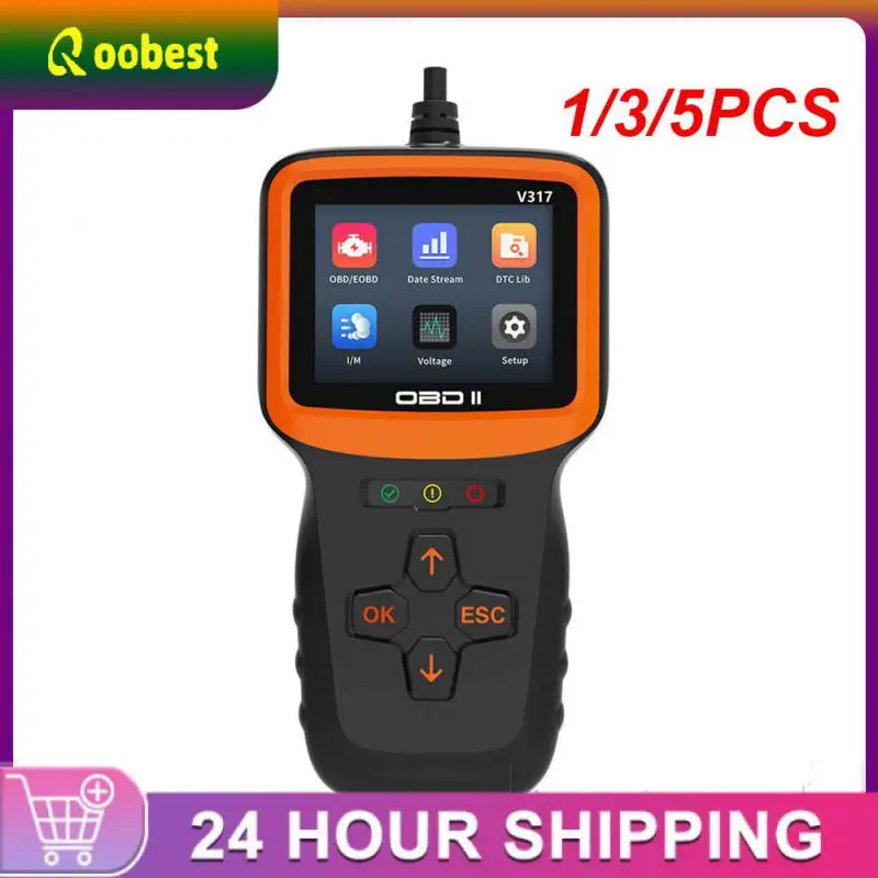 1/3/5PCS 2 Real-time Oxygen Sensor Test Automobile Fault Detector OBD II EOBD Code Reader V317 Car Diagnostic Tool 
1/3/5PCS 2 Real-time Oxygen Sensor Test Automobile Fault Detector OBD II EOBD Code Reader V317 Car Diagnostic Tool