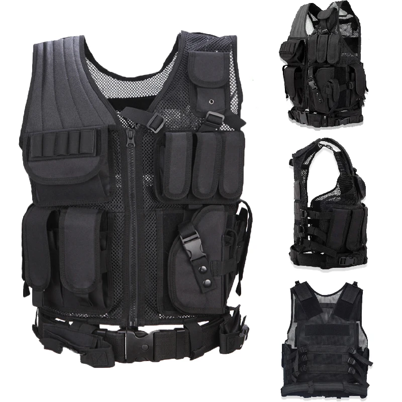 

Tactical Military Equipment Army Molle Body Armor Hunting Vest Outdoor CS Wargame Airsoft Paintball Combat Tactical Vest