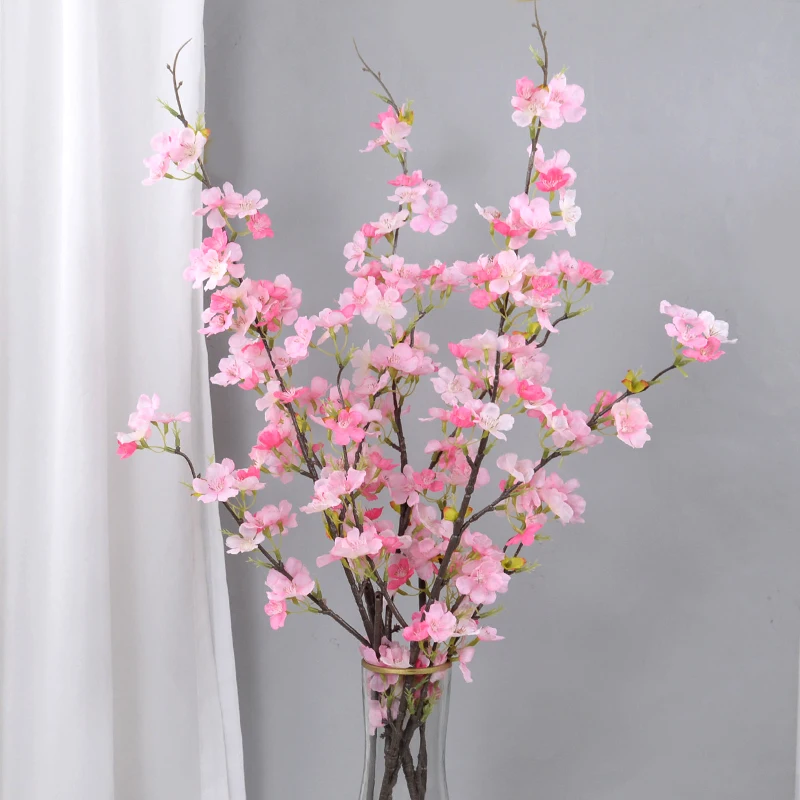 Artificial Cherry Blossom Flower Branch Silk Spring Peach Plum Blossom Fake Flower Stems for Wedding Party Home DIY Decor Floral
Artificial Cherry Blossom Flower Branch Silk Spring Peach Plum Blossom Fake Flower Stems for Wedding Party Home DIY Decor Floral
