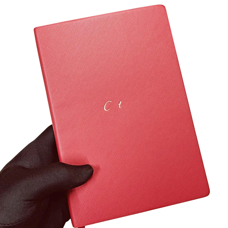 

Red Color Classic Golden CT & Leather & Quality Paper Carefully Crafted Luxury Notebook Writing Stylish 146 Size