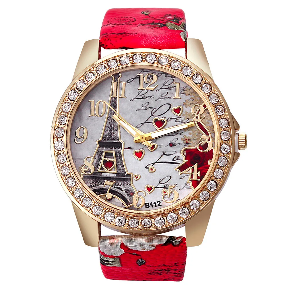 Fashion Paris Eiffel Tower Watch Women Crystal Watches Casual Leather Band Quartz Wristwatches Ladies Cheap Price Dropshipping
Fashion Paris Eiffel Tower Watch Women Crystal Watches Casual Leather Band Quartz Wristwatches Ladies Cheap Price Dropshipping
