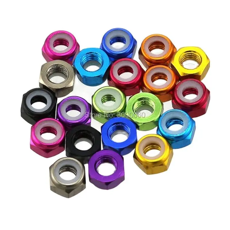 Red Blue Gold Pink Colorful Anodized Aluminum Alloy Nylon Lock Nut 50pcs(Color can mixed)
Red Blue Gold Pink Colorful Anodized Aluminum Alloy Nylon Lock Nut 50pcs(Color can mixed)