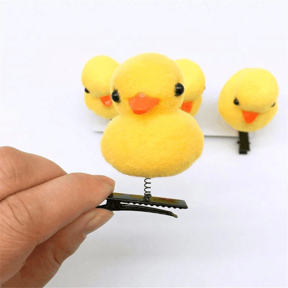 Sweet Duck Hairpin Eye-catching Novelty Hairpins Hair Accessories Must Have Not Harmful To Hair Gift Charming Cartoon Safety Sweet Duck Hairpin Eye-catching Novelty Hairpins Hair Accessories Must Have Not Harmful To Hair Gift Charming Cartoon Safety