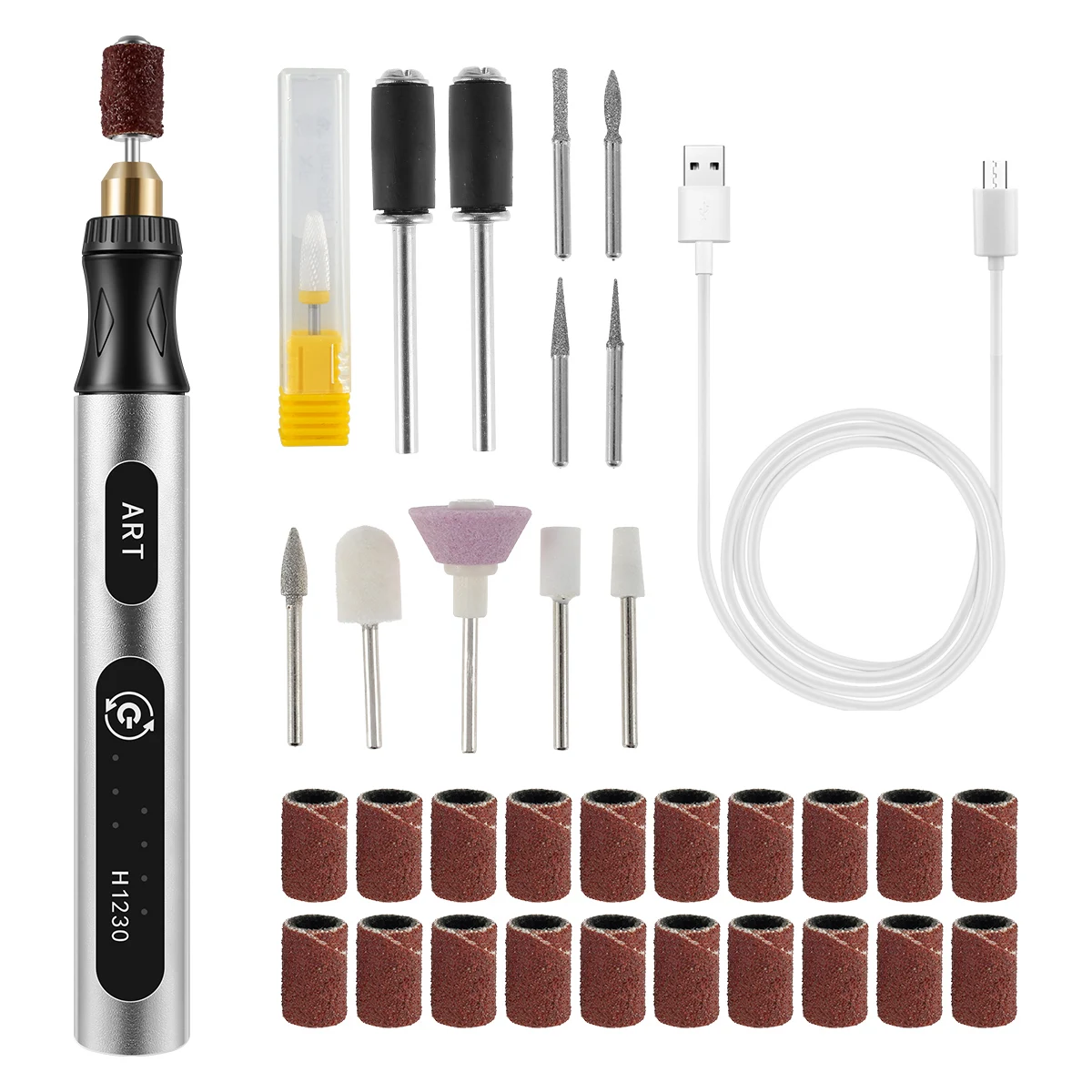 Electric Nail Drill Kit Cordless Nail Drill Machine Professional Nail File Kit Rechargeable Portable Pedicure Polishing Shape
Electric Nail Drill Kit Cordless Nail Drill Machine Professional Nail File Kit Rechargeable Portable Pedicure Polishing Shape