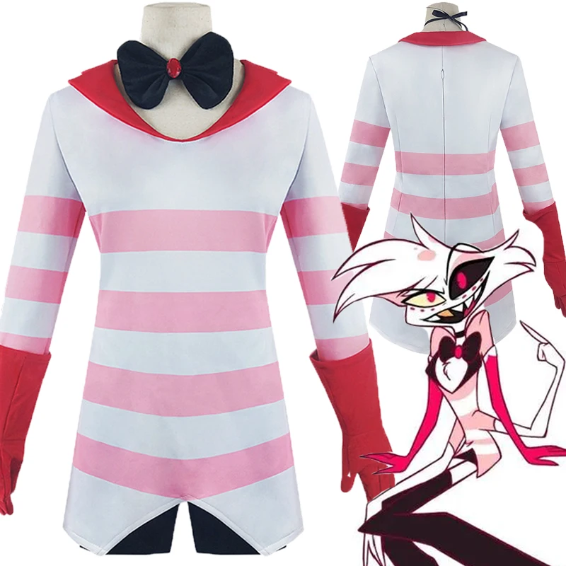 Cartoon Angel Dust AD Cosplay Dress Suits Adult Women Dress Shorts Costume Uniform Halloween Party Outfits Accessory Props
Cartoon Angel Dust AD Cosplay Dress Suits Adult Women Dress Shorts Costume Uniform Halloween Party Outfits Accessory Props