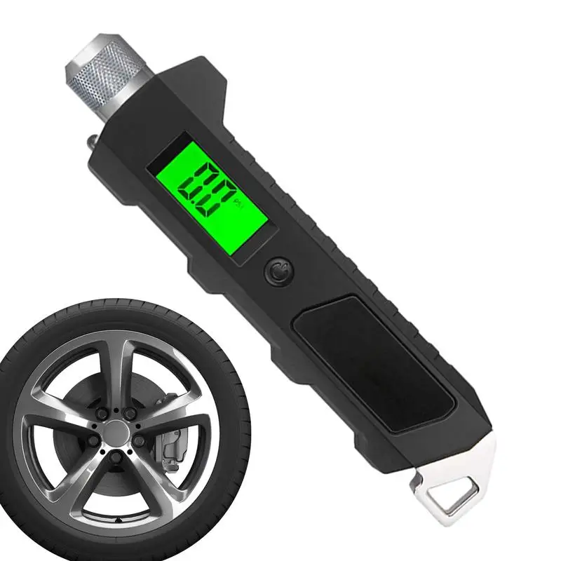 Electronic Digital Tire Pressure Gauge ABS Car LCD Flashlight Vehicle Tester Heavy-Duty Tire Dual Head Gauge For Car TruckVans
Electronic Digital Tire Pressure Gauge ABS Car LCD Flashlight Vehicle Tester Heavy-Duty Tire Dual Head Gauge For Car TruckVans