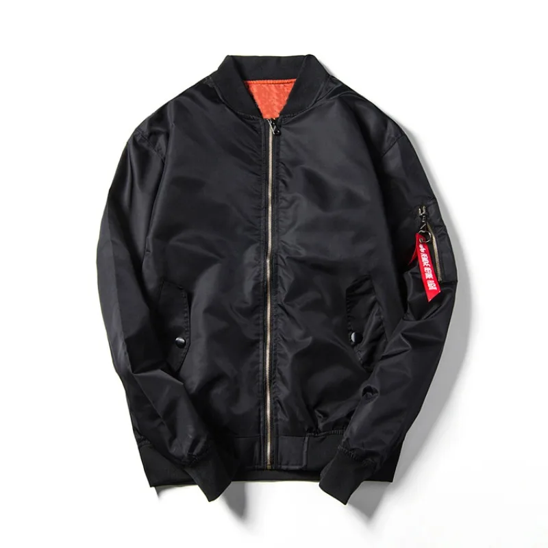 Flight Suit Coat New Jacket Men's plus Size Loose European and American Youth 
Flight Suit Coat New Jacket Men's plus Size Loose European and American Youth