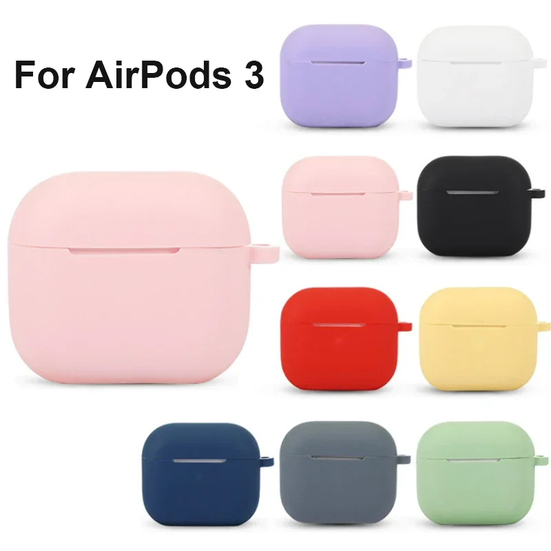 

Case For Apple Airpods 3 Case earphone accessories wireless Bluetooth headset silicone Apple Air Pod 3 cover airpods3 case