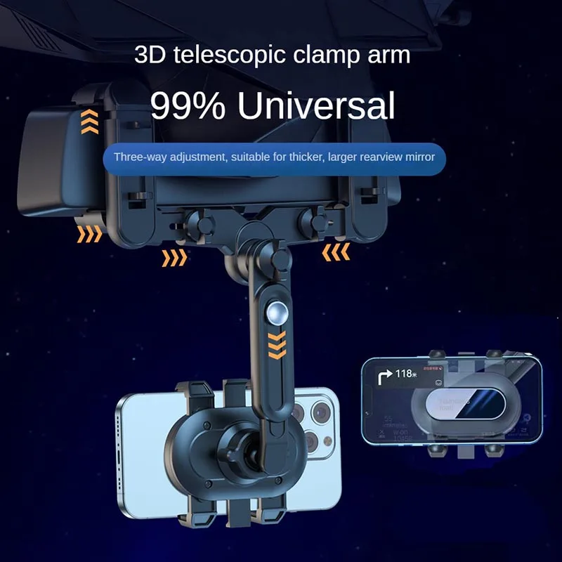 Car Mobile Phone Bracket with Rearview Mirror and Gravity Telescopic Buckle - The Ultimate Hands-Free Solution for Safe Driving
Car Mobile Phone Bracket with Rearview Mirror and Gravity Telescopic Buckle - The Ultimate Hands-Free Solution for Safe Driving
