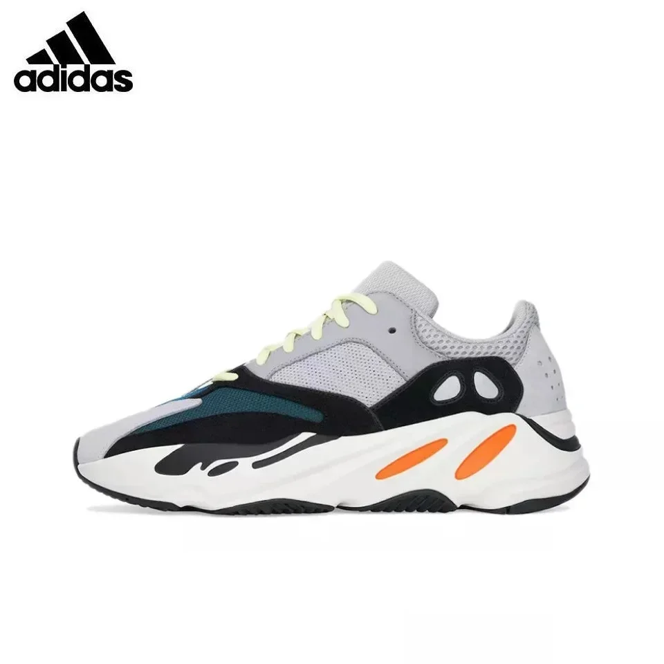 

Женские и мужские беговые кроссовки Adidas Yeezy boost 700 V2, Гипсофила, кокос, статическая черная пепепельная глина, хвост, дешево, 36-46