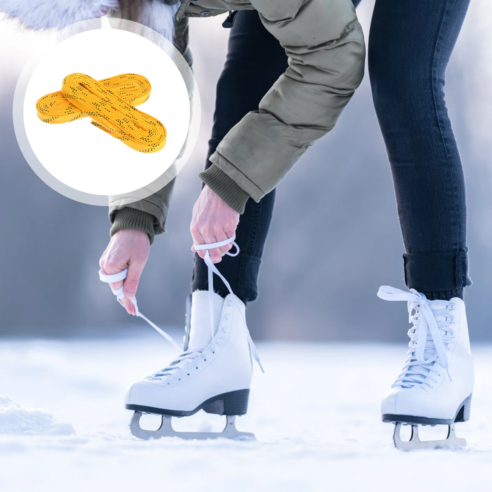 Professional Ice Hockey Skate Laces Waxed Shoelaces Anti-Freezing Anti-Fracture Shoe Laces for Sports Skiing Hockey
Professional Ice Hockey Skate Laces Waxed Shoelaces Anti-Freezing Anti-Fracture Shoe Laces for Sports Skiing Hockey