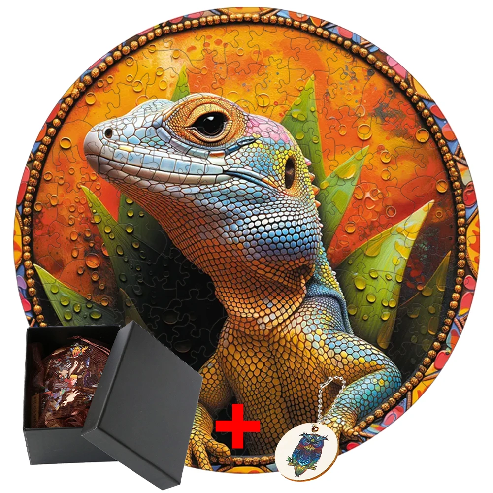 Lizard Montessori Toys Irregular Jigsaw Puzzle Adults DIY Crafts Hobby 3d DIY Wooden Puzzles Learning Education Brain Teaser
Lizard Montessori Toys Irregular Jigsaw Puzzle Adults DIY Crafts Hobby 3d DIY Wooden Puzzles Learning Education Brain Teaser
