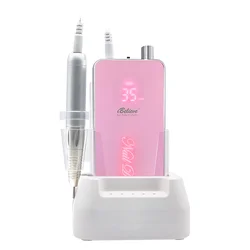 Hot Sale Equipments Professional 35000 rpm Vibration Free Coreless Handpiece Rechargeable Nail Drill Nail Kit With Charging Base
Hot Sale Equipments Professional 35000 rpm Vibration Free Coreless Handpiece Rechargeable Nail Drill Nail Kit With Charging Base