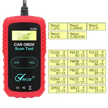 VC300 Car OBD2 Code Reader Handheld Car Fault Detector With Screen OBDII Scan Tool Diagnostic Interface Tool Vehicle OBD Scanner
VC300 Car OBD2 Code Reader Handheld Car Fault Detector With Screen OBDII Scan Tool Diagnostic Interface Tool Vehicle OBD Scanner