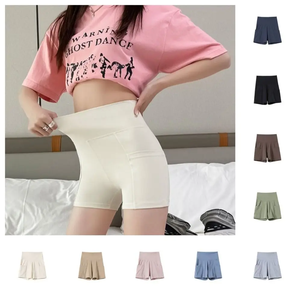 Seamless Biker Shorts with Pockets Elastic Peach Butt Women Workout Shorts Breathable Shapewear Tummy Control Body Shaper
Seamless Biker Shorts with Pockets Elastic Peach Butt Women Workout Shorts Breathable Shapewear Tummy Control Body Shaper