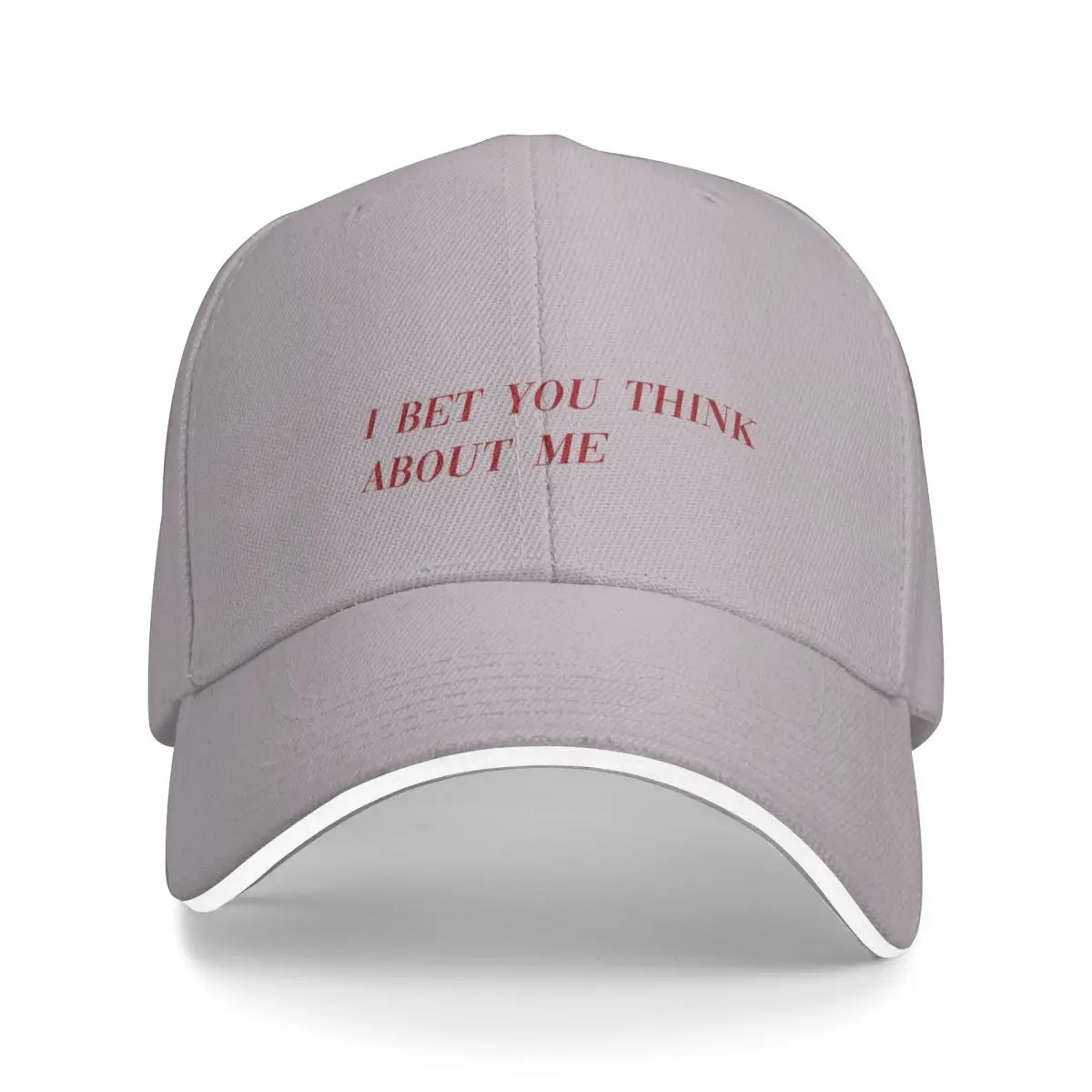 

i bet you think about me yrics Cap Baseball Cap Christmas hats beach hat Cap women's Men's