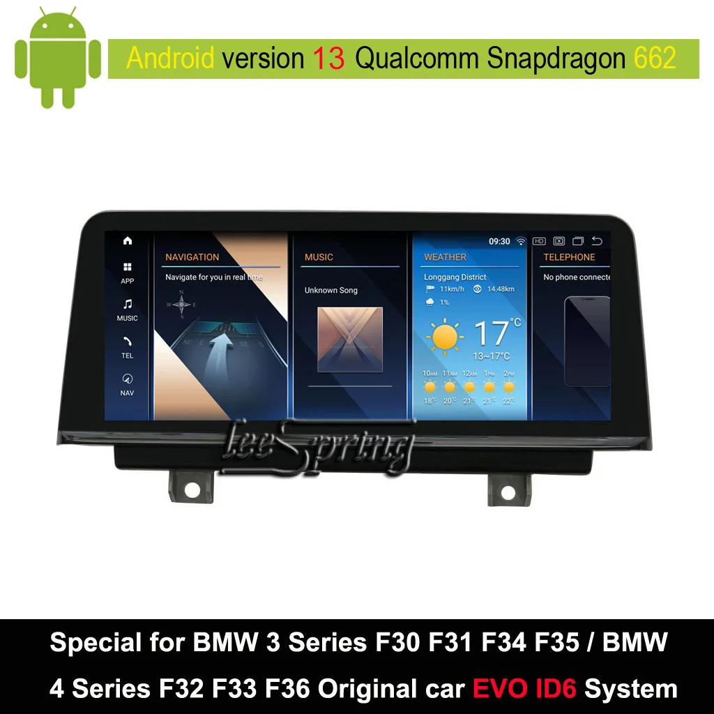 Android 13 Car Multimedia Player for BMW 3/4 series 2018 (Original car ID6 EVO) Auto GPS Navigation
Android 13 Car Multimedia Player for BMW 3/4 series 2018 (Original car ID6 EVO) Auto GPS Navigation