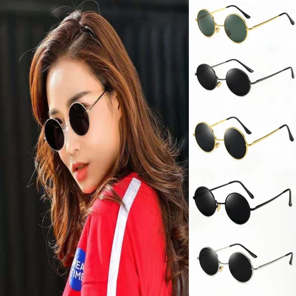 Retro Punk Style Round Polarized Sunglasses Men Women Brand Designer Round Metal Frame High Quality Sun Glasses UV400
Retro Punk Style Round Polarized Sunglasses Men Women Brand Designer Round Metal Frame High Quality Sun Glasses UV400