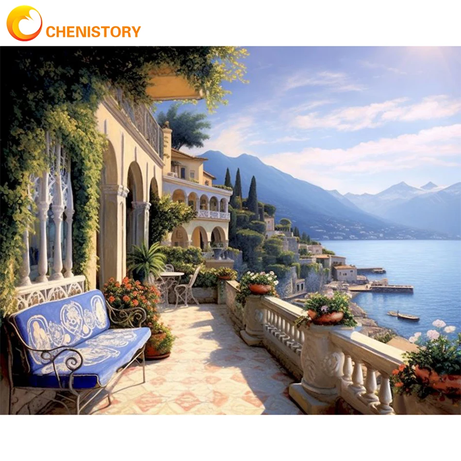 CHENISTORY 60x75cm Landscape Painting By Numbers Kit Painting Handpainted DIY Paint By Numbers Adults Crafts Home Decor Gift
CHENISTORY 60x75cm Landscape Painting By Numbers Kit Painting Handpainted DIY Paint By Numbers Adults Crafts Home Decor Gift