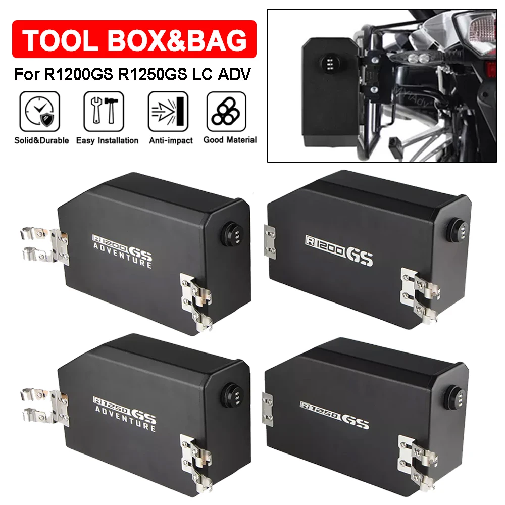 Aluminum Password Lock Tool Box Toolbox's Inner Bag For BMW R1250GS Adventure 2018-2023 R1200GS LC ADV 2013-2019 GSA R1200 R1250
Aluminum Password Lock Tool Box Toolbox's Inner Bag For BMW R1250GS Adventure 2018-2023 R1200GS LC ADV 2013-2019 GSA R1200 R1250