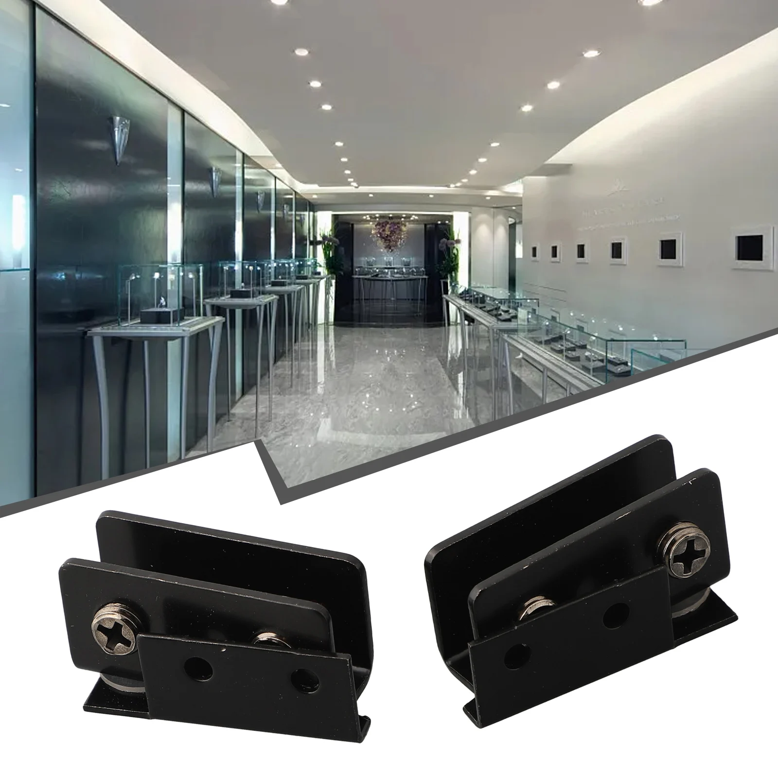 Glass Clip Glass Door Hinge 2Pcs Accessories Easy Installate Replacement For Non-perforated Glass Door Brand New
Glass Clip Glass Door Hinge 2Pcs Accessories Easy Installate Replacement For Non-perforated Glass Door Brand New