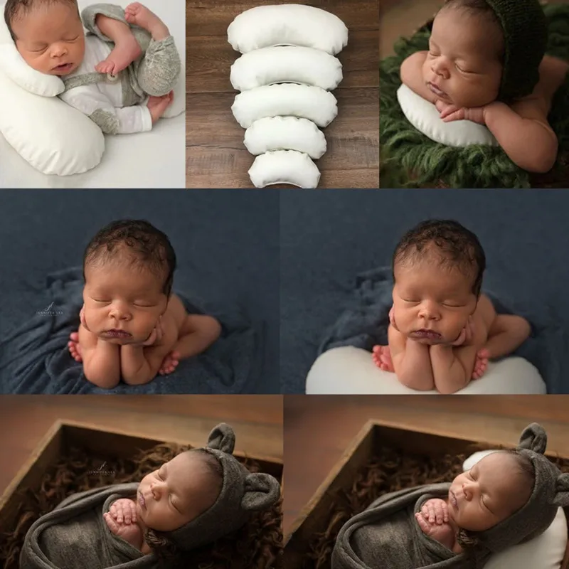 Five-piece newborn photography prop crescent pillow baby shooting modeling pillow
Five-piece newborn photography prop crescent pillow baby shooting modeling pillow