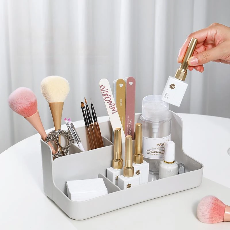 Manicure Tool Box Portable Desktop Storage Box Plastic Scissors Makeup Storage Box Jewelry Nail Polish Pen Container
Manicure Tool Box Portable Desktop Storage Box Plastic Scissors Makeup Storage Box Jewelry Nail Polish Pen Container