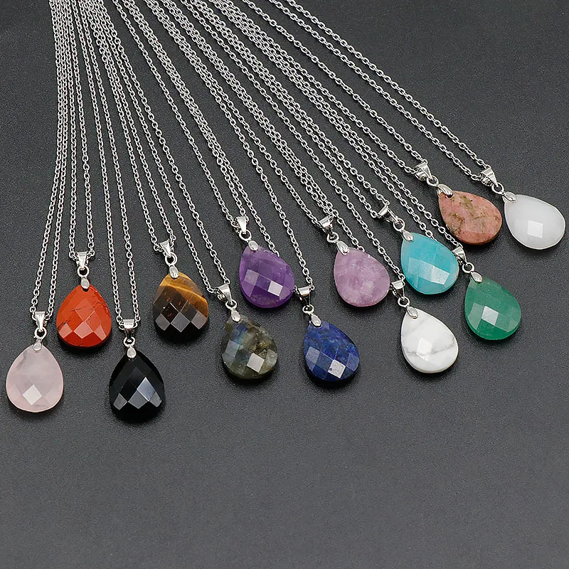 10 шт., женское ожерелье с натуральным хрустальным камнем, аметистом, тигровым глазом
10 шт., женское ожерелье с натуральным хрустальным камнем, аметистом, тигровым глазом