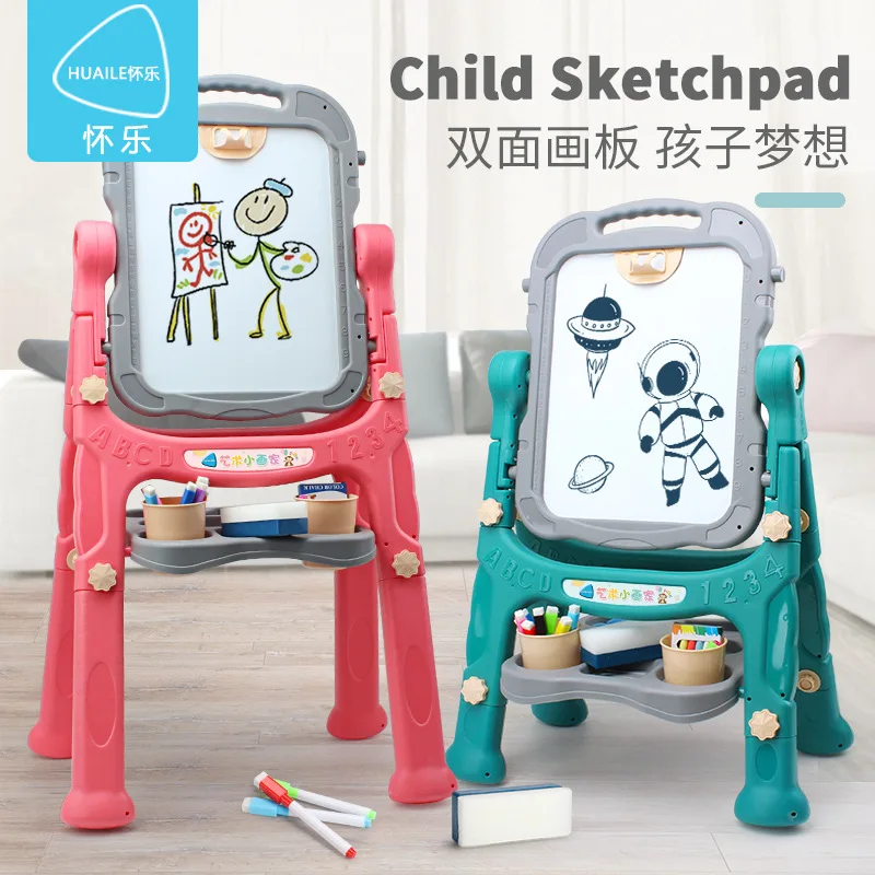 Children'S Double-Sided Magnetic Drawing Board, Toy Bracket Type, Adjustable Household Blackboard, Baby Graffiti Drawing And Wri
Children'S Double-Sided Magnetic Drawing Board, Toy Bracket Type, Adjustable Household Blackboard, Baby Graffiti Drawing And Wri