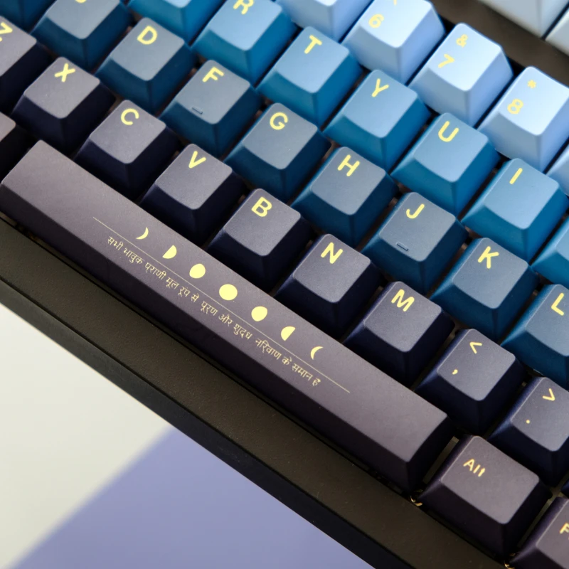129 клавиш GMK Moonrise PBT Keycap Cherry Profile краска сублимационная механическая клавиатура GMK Keycap для переключателя MX