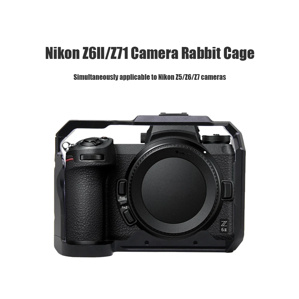 For Nikon Micro Single Z6II/Z7II Camera Rabbit cage Z5/Z6/Z7/handheld stabilizer rabbit cage SLR accessories
For Nikon Micro Single Z6II/Z7II Camera Rabbit cage Z5/Z6/Z7/handheld stabilizer rabbit cage SLR accessories