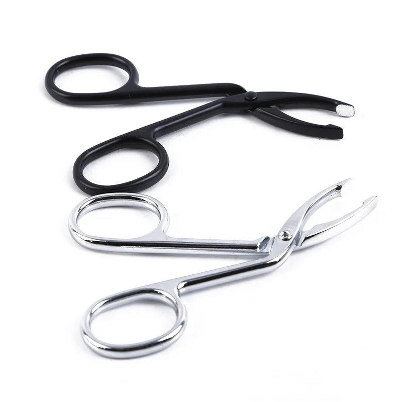 

1Pc Elbow Scissors Tweezers Pliers Eyebrow Tweezer Hair Beauty Slanted Puller Extension Eye Makeup Tools Accessories