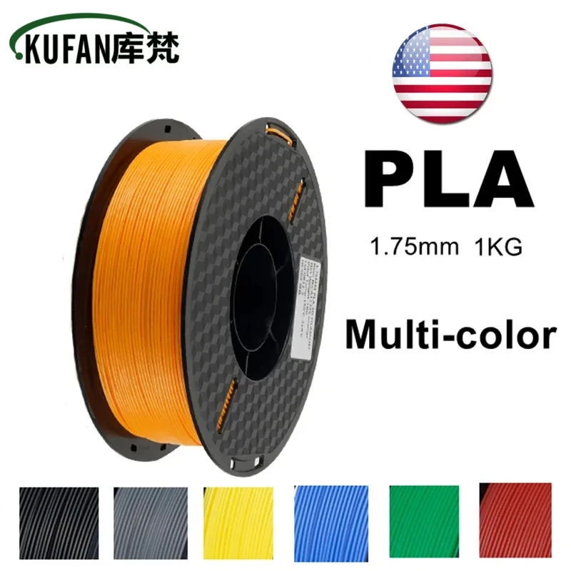 KUFAN 3D Printer PLA Filament 1KG 1.75mm High Quality 3D Printing Material Degradable Eco-friendly Plastic Standard 1 Rolls
KUFAN 3D Printer PLA Filament 1KG 1.75mm High Quality 3D Printing Material Degradable Eco-friendly Plastic Standard 1 Rolls