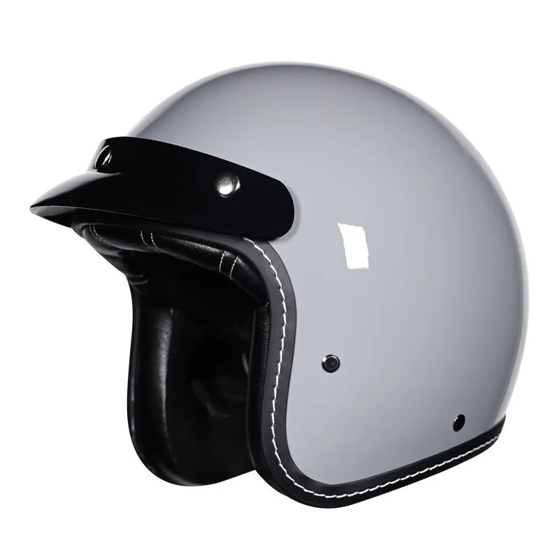 

DOT Approved Jet Helmet Adults Open Face Motorcycle Helmets 3/4 Half Helmet Men Women Motorbike Casco for Moped Cruiser Bobber C