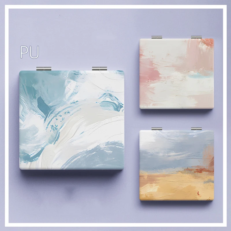 1pc Portable Folding Mirror Mini Double-Sides High-Definition Magnifying Mirrors Abstract Painting Square Cosmetic Mirrors Gifts
1pc Portable Folding Mirror Mini Double-Sides High-Definition Magnifying Mirrors Abstract Painting Square Cosmetic Mirrors Gifts