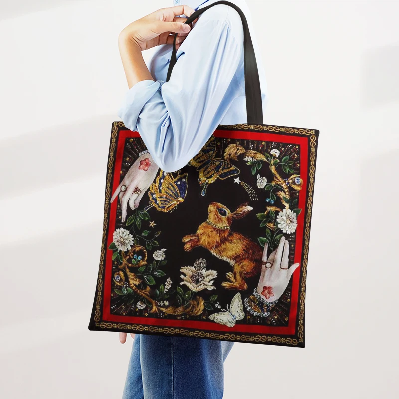 2022 New Kawaii Bunny Canvas Bag Fashion Trend Black Shoulder Bag Women Tote Bag Large Capacity Book Lipstick Cosmetics Handbag
2022 New Kawaii Bunny Canvas Bag Fashion Trend Black Shoulder Bag Women Tote Bag Large Capacity Book Lipstick Cosmetics Handbag