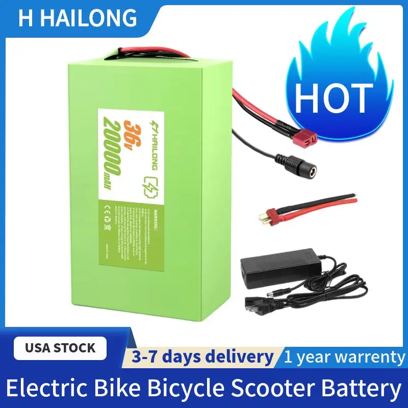 36v 20ah battery ebike 18650 Li-Ion Batteries pack 350W 500W 750W 1000W For High Power electric bicycle + xt60 + 2a Charger
36v 20ah battery ebike 18650 Li-Ion Batteries pack 350W 500W 750W 1000W For High Power electric bicycle + xt60 + 2a Charger