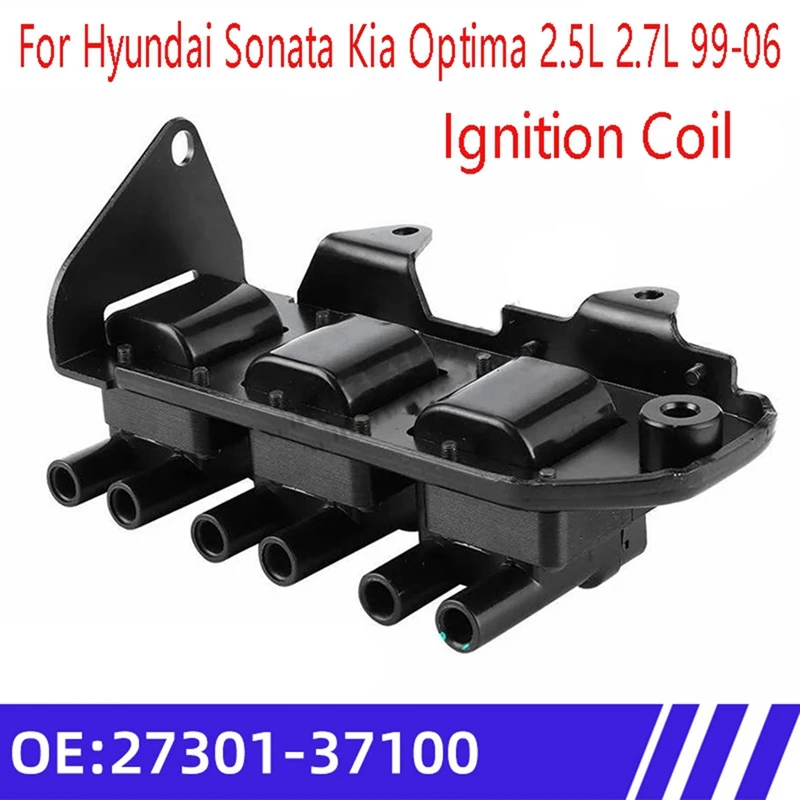 

Комплект катушки зажигания 27301-37100 2730137105 UF284 для Hyundai Sonata mis Highway Van Santa Fe Tucson KIA