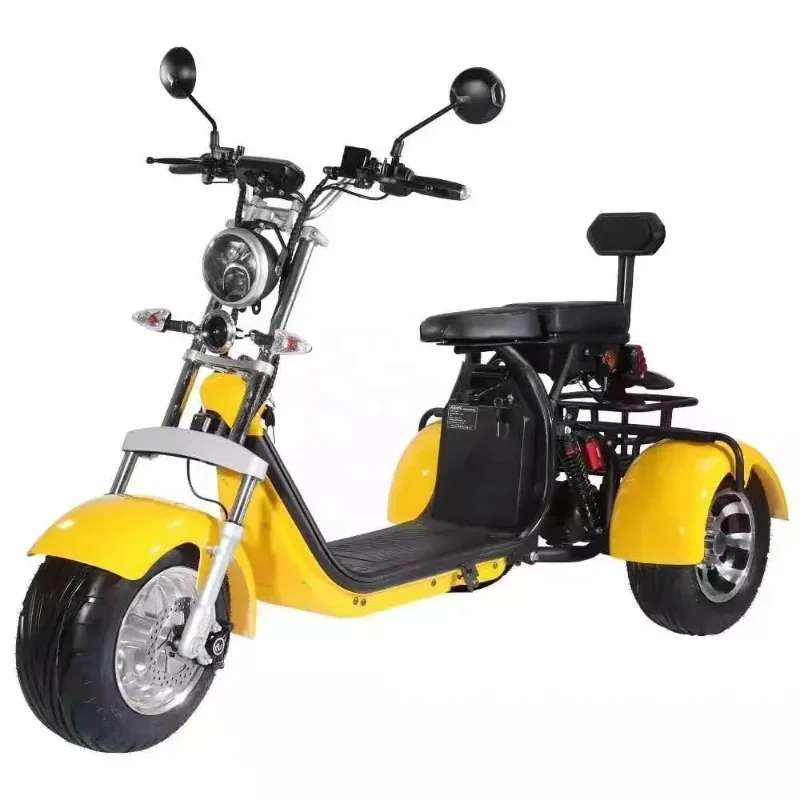 

3 Big Wheel Citycoco Scooter 2000W Motor Double Battery 20Ah Electric Tricycles EEC COC