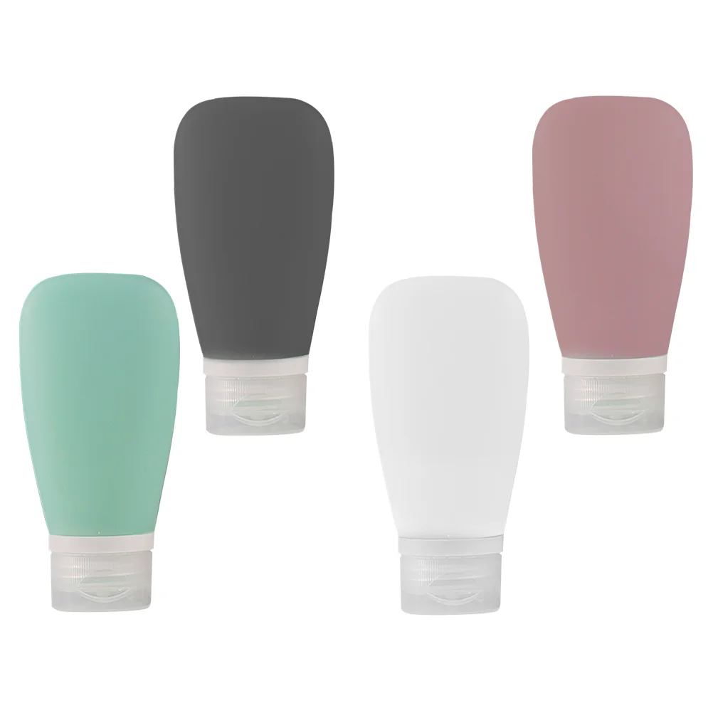 4 Pcs Lotion Silica Gel Bottle Holder Travel Makeup Body Wash Sub for Emulsion Dispensers Refillable Bottles
4 Pcs Lotion Silica Gel Bottle Holder Travel Makeup Body Wash Sub for Emulsion Dispensers Refillable Bottles